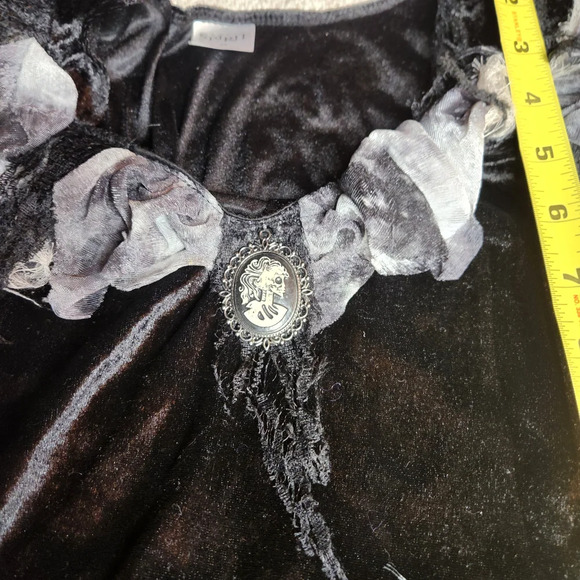 Spirit, Zombie Bride, Black and Gray Long Dress - Picture 5 of 8